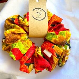 Floral Burst Hair Scrunchie
